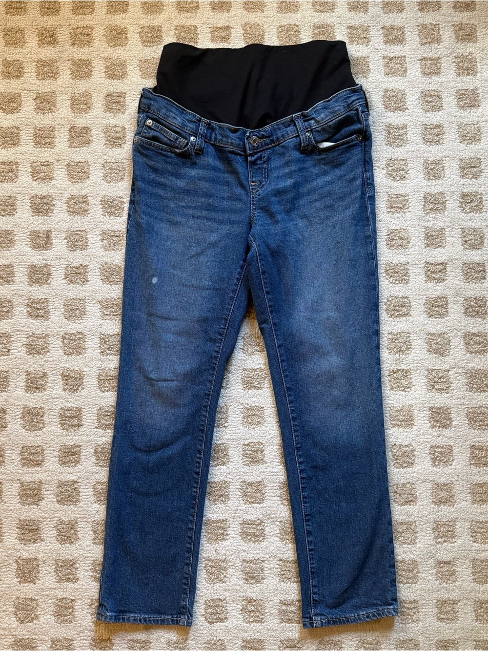 GAP Maternity Straight-Leg Ankle Jeans size 28/6